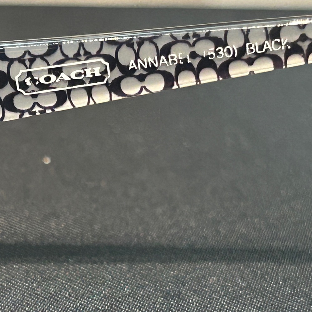 Coach Black Patterned Eyeglasses - image 4